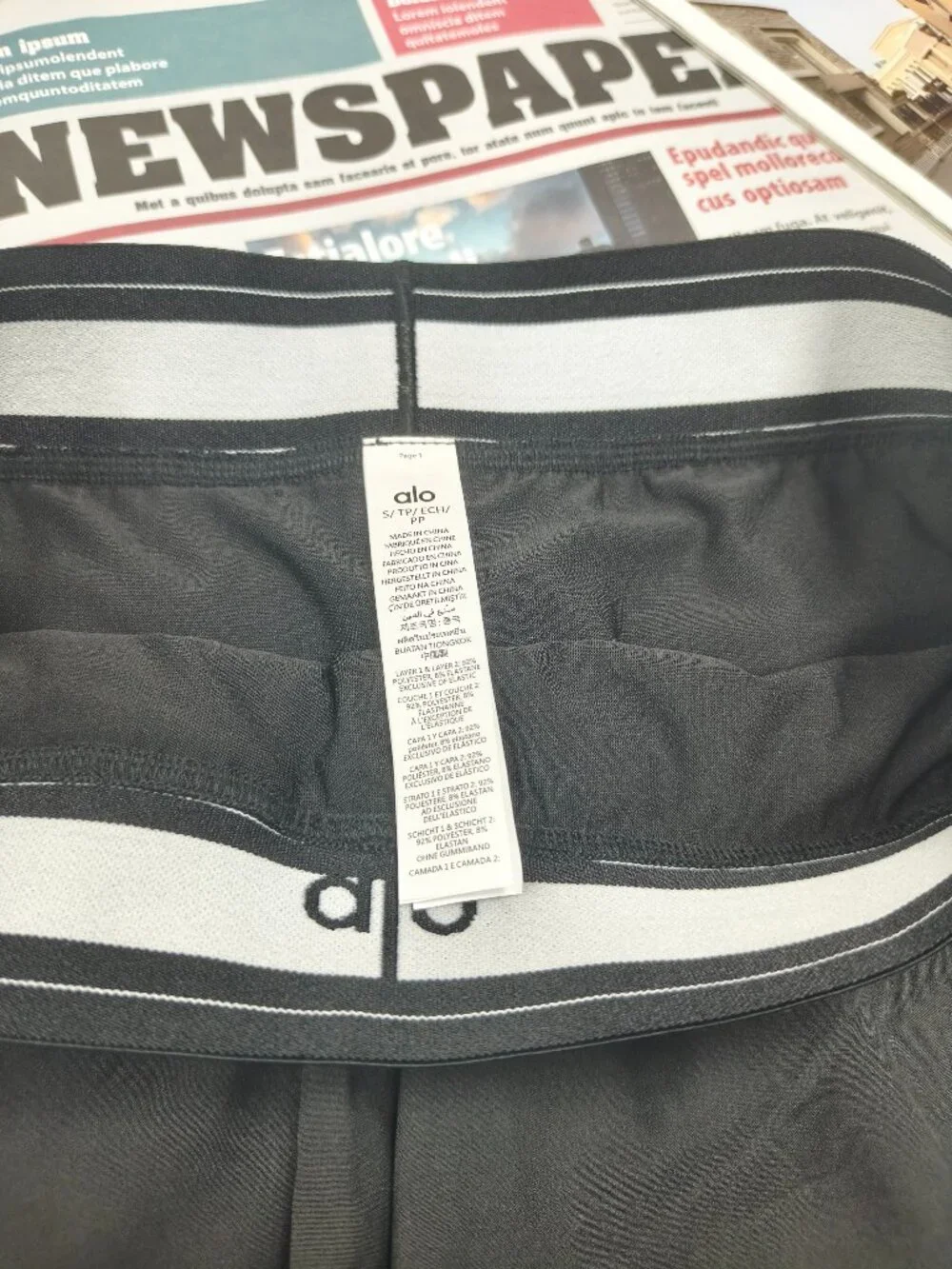 Alo Yoga Black Match Point Short🍧New With Tags💖Summer Athleisure
